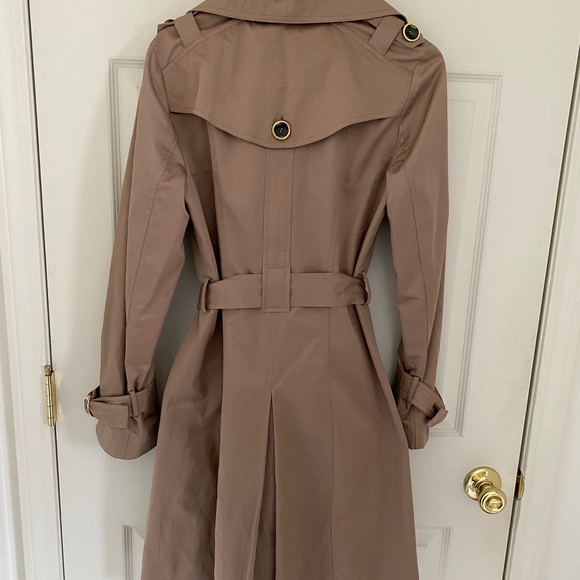 Ellen Tracy beige tan trench coat size small - Picture 6 of 11